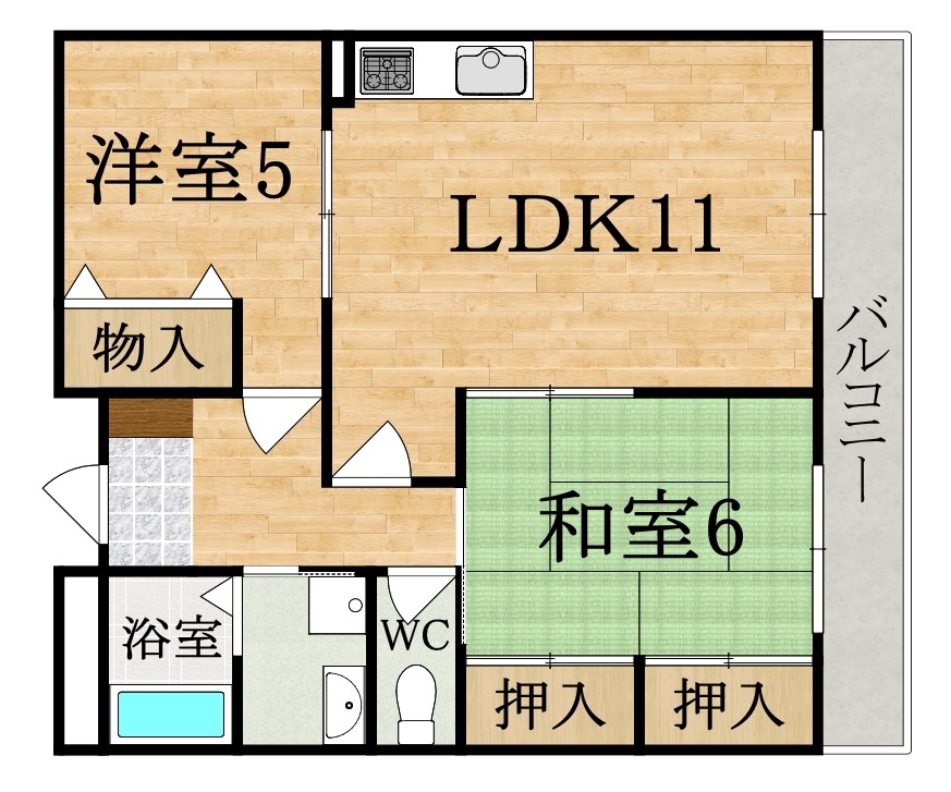 サンシャイン吉野 間取り図