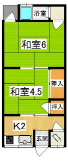 西嶋荘 間取り図