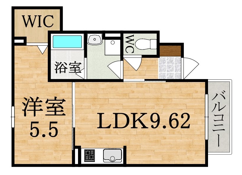 プルミエール　ケイトⅡ 102号室 間取り