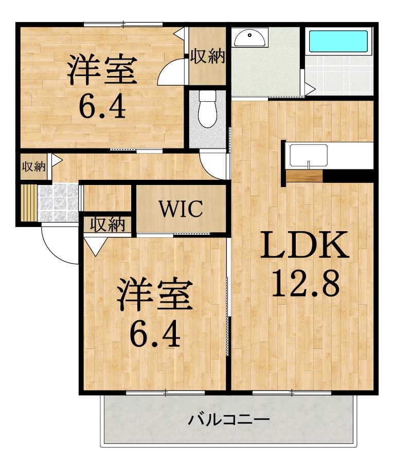 ガーデンハイツ88 202号室 間取り