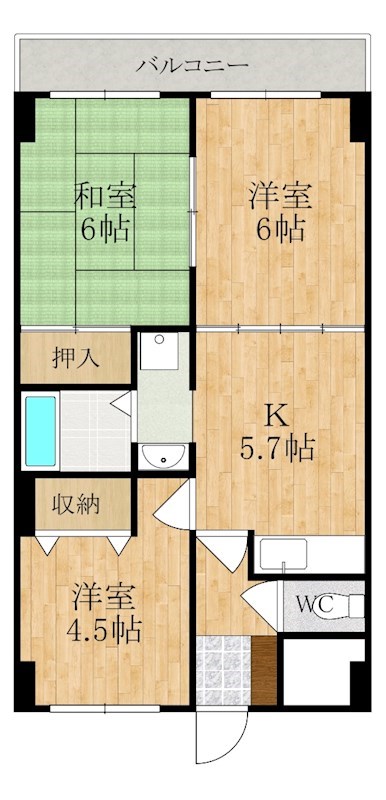 エルビーハウス 間取り図