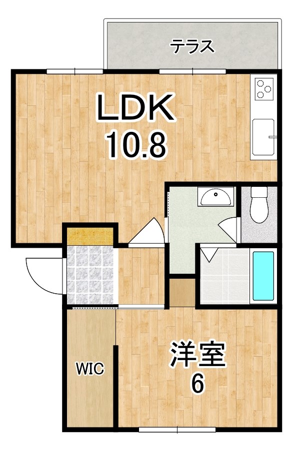 セレーノ雲梯　B棟 間取り図