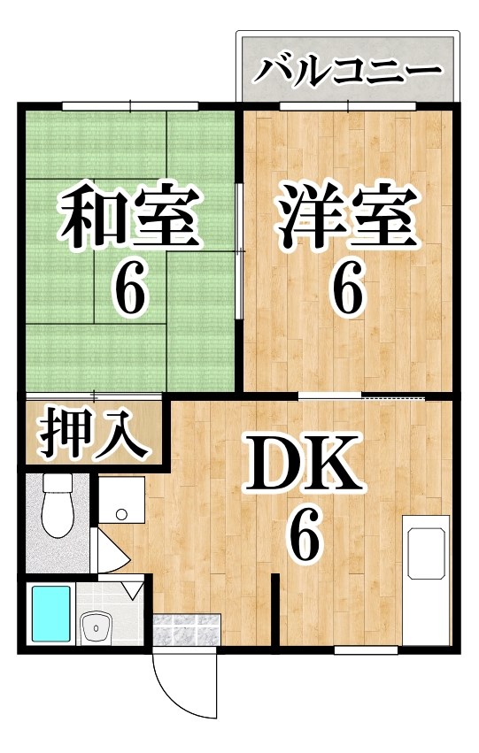 タウニィ恵 間取り図