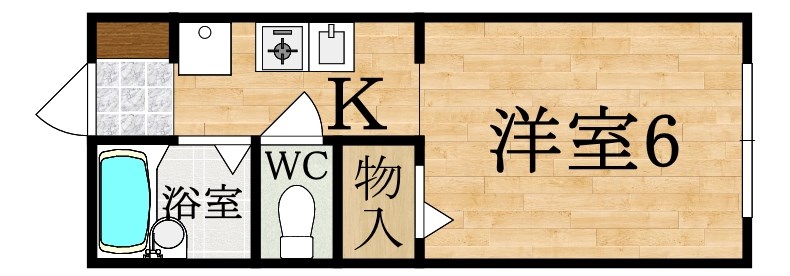 エルグレコ 108号室 間取り