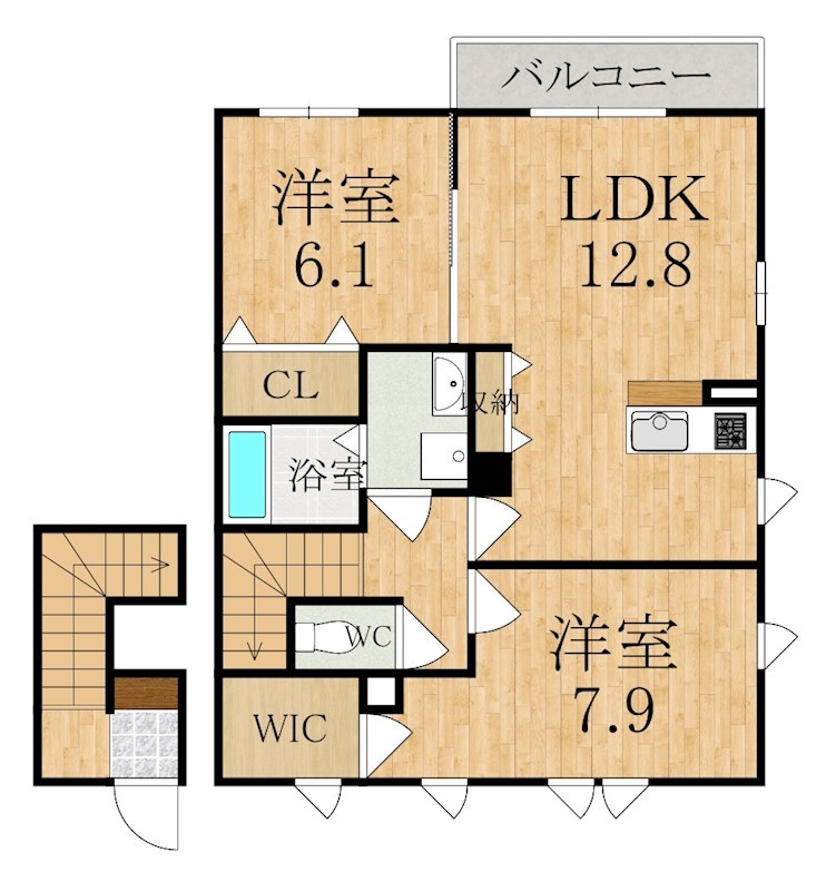 グレイス新町 間取り図