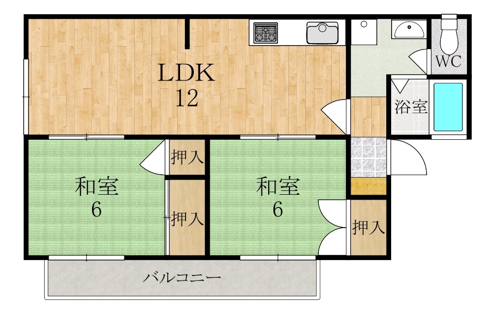 パストラルハイム 間取り図