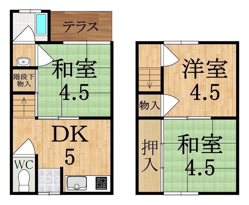 ヒロタマンション西 3号室 間取り