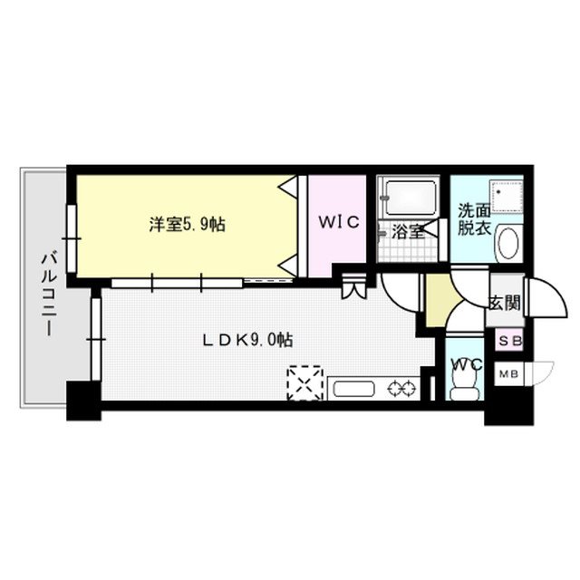 Amix・K 203号室 間取り