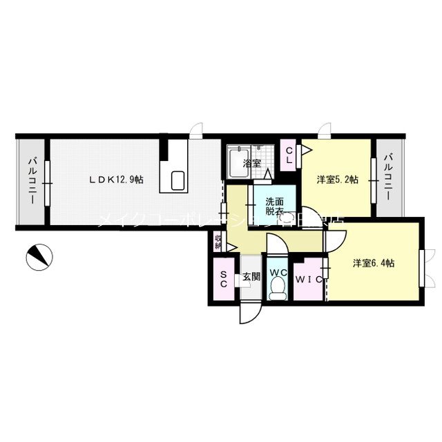 間取り パティオ・ヴェルデ 間取り図