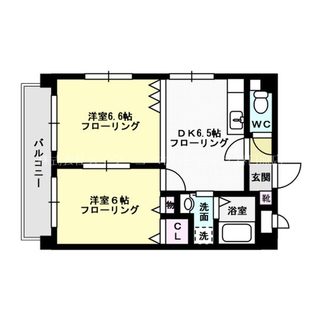 間取り メルベージュ中央 間取り図