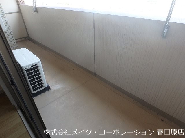 写真は同型タイプ パークサイドソレイユ ベランダ