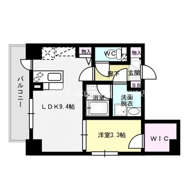 urban corners 202号室 間取り