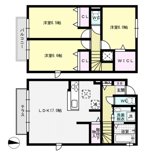 D-room紅葉ヶ丘 101号室 間取り