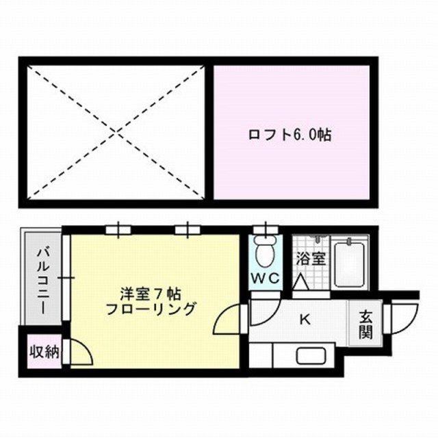 クレセント博多 間取り