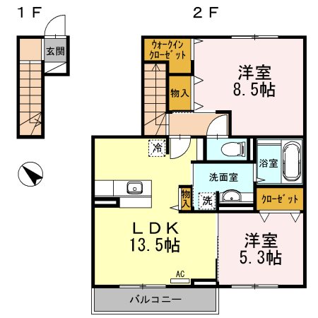 グランドールＲＳ 間取り