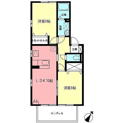 ルピナス二番館 間取り