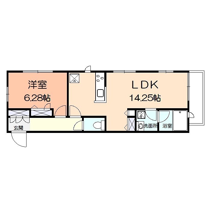 Ｔｗｉｎ　Ｃｏｕｒｔ　Ⅴ 間取り