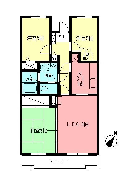原当麻Ｍハイツ 間取り