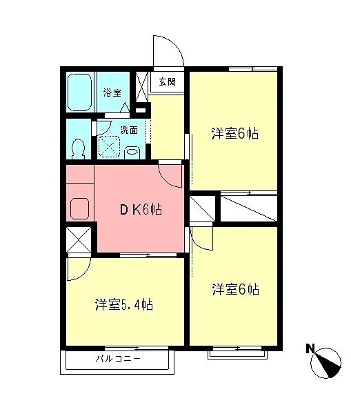 サークルハイツ 間取り