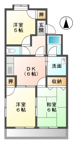 グリーンヒルズムロガ 間取り