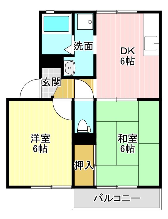 セジュールASUKA 間取り