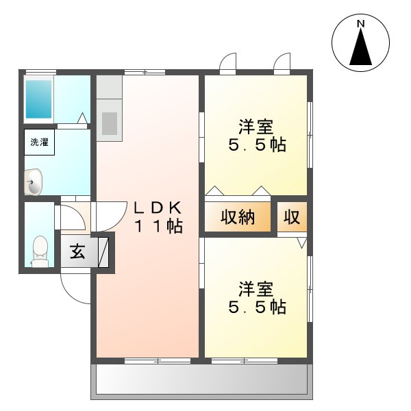 フロンティアⅡ 間取り