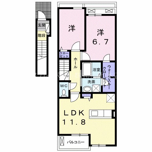 ブライトガーデン葵Ⅱ 間取り