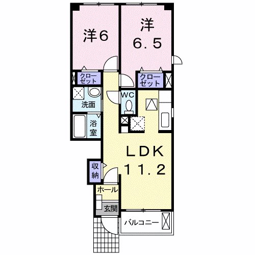 ジュネス 間取り図