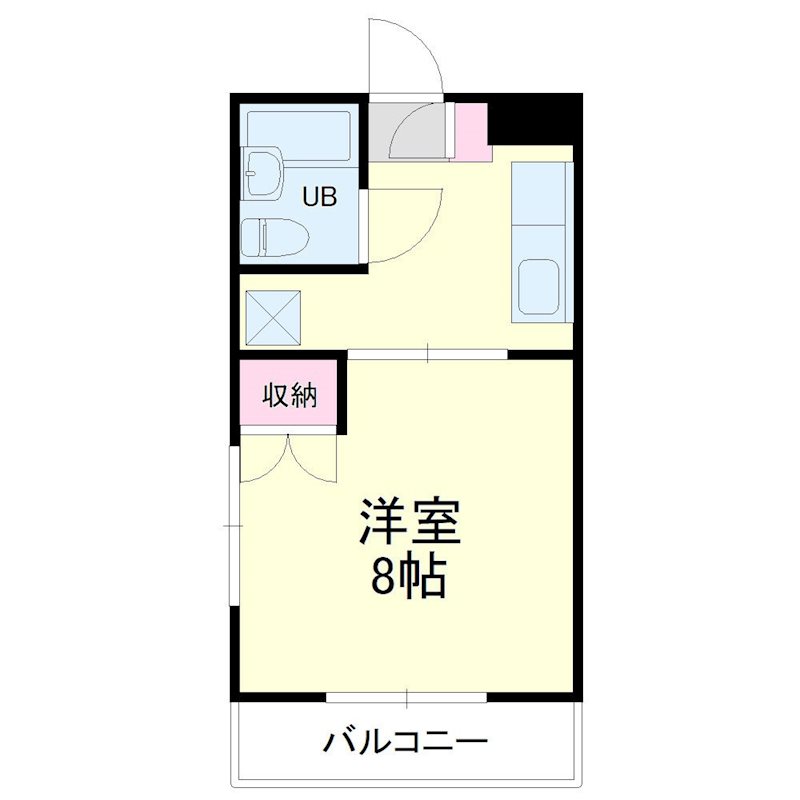 サンローヤルⅡ 105号室 間取り