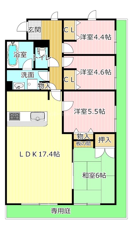 アズ・パセーヌ佐鳴湖壱番館 間取り