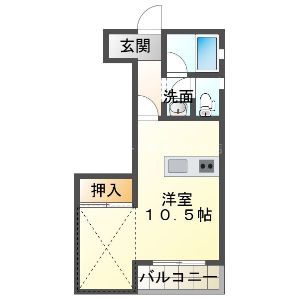 K&amp;#39;S ハウス 間取り図
