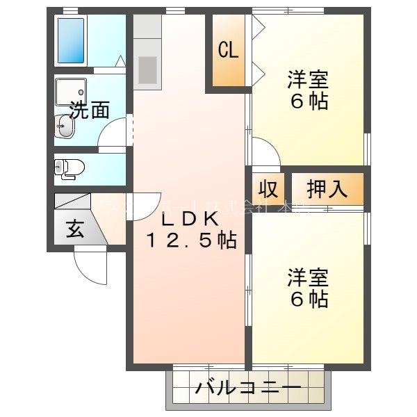 セジュールみる 間取り
