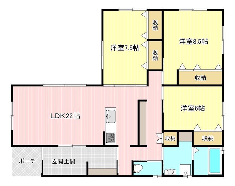 Casa Feliz 間取り