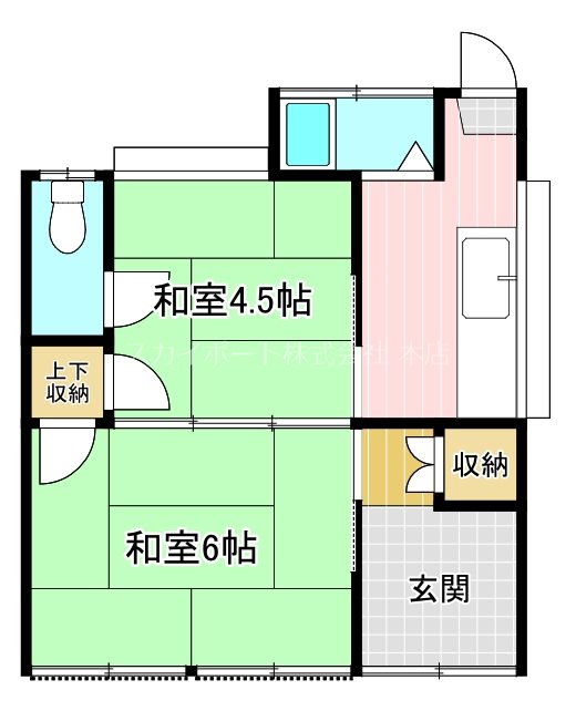 萩丘１丁目貸家 間取り