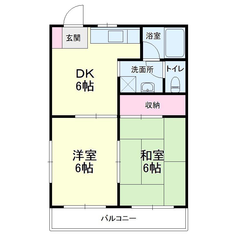 ウイング高丘Ⅰ 303号室 間取り