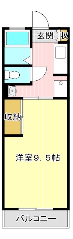 サンシティⅠ 102号室 間取り