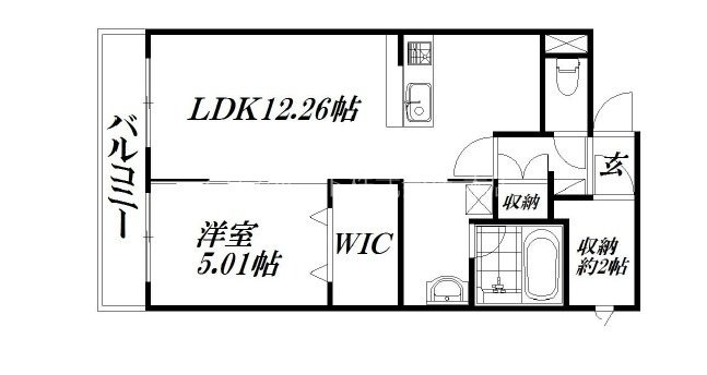 フロイデミーツ半田山 101号室 間取り