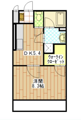 ピューピル有玉 102号室 間取り