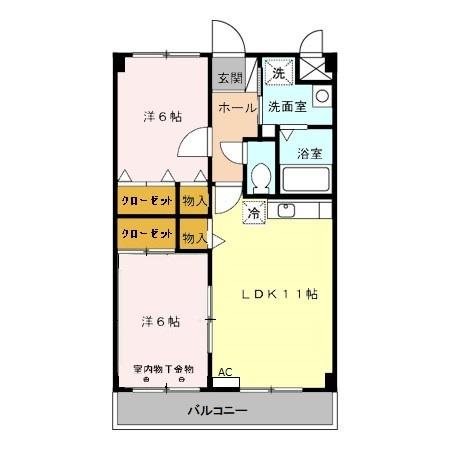 ケイパレスⅡ 間取り