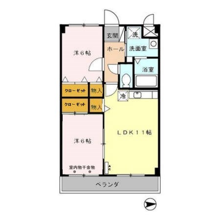 ケイパレスⅡ 103号室 間取り