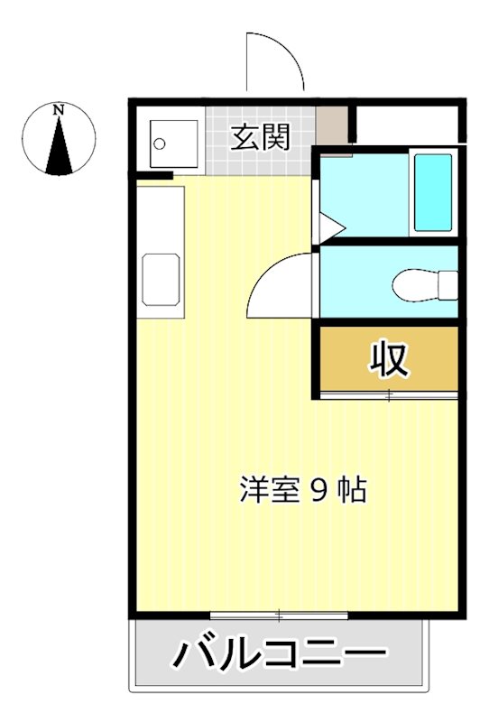 ラ・メゾン 201号室 間取り