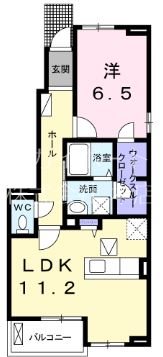K's HarmonyⅡ 間取り