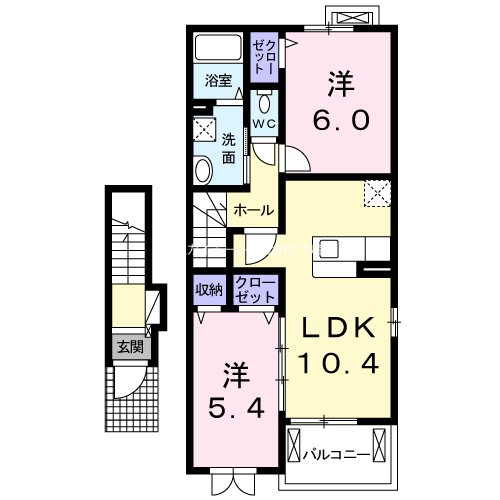 ヴィタ・ノーヴァ 205号室 間取り
