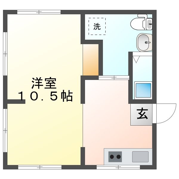 上島６丁目貸家 間取り