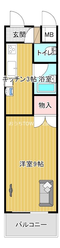 ライオンズマンションポートタウン今治 602号室 間取り
