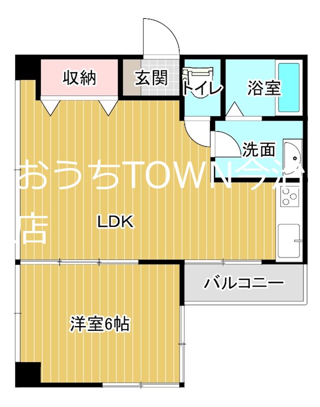 フォルテ常盤 201号室 間取り