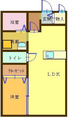 リモージュ 105号室 間取り