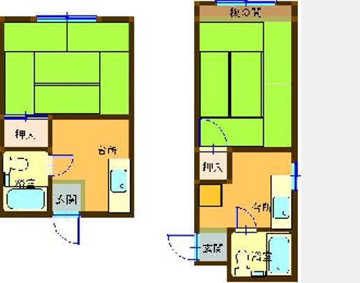 メイプル山路 106号室 間取り