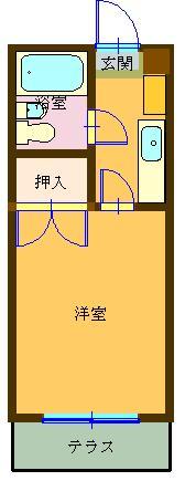 マンションパル 206号室 間取り