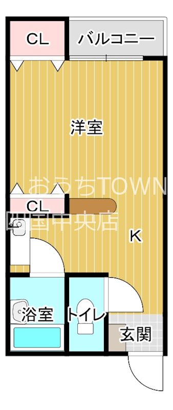 シャトウマンション 301号室 間取り